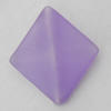 Matte Acrylic Beads, Diamond 25x28mm Hole:2mm, Sold by Bag