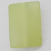 Matte Acrylic Beads, Twist Rectangle 15x22mm Hole:2mm, Sold by Bag