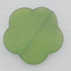 Matte Acrylic Beads, Flower 24x24x5mm Hole:2mm, Sold by Bag