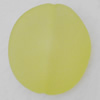 Matte Acrylic Beads, Oval 28x32mm Hole:2mm, Sold by Bag