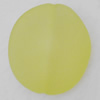 Matte Acrylic Beads, Oval 28x32mm Hole:2mm, Sold by Bag