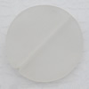 Matte Acrylic Beads, Round 31x31x7mm Hole:2mm, Sold by Bag