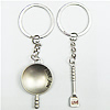 Zinc Alloy keyring Jewelry Chains, 30x95mm, Sold by Group