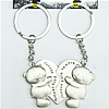 Zinc Alloy keyring Jewelry Chains, 30x88mm, Sold by Group