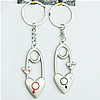 Zinc Alloy keyring Jewelry Chains, 30x115mm, Sold by Group