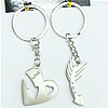 Zinc Alloy keyring Jewelry Chains, 85x30mm, Sold by Group