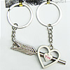 Zinc Alloy keyring Jewelry Chains, 30x115mm, Sold by Group