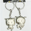 Zinc Alloy keyring Jewelry Chains, 93x35mm, Sold by Group