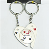 Zinc Alloy keyring Jewelry Chains, 30x99mm, Sold by Group