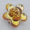 Acrylic Beads Jewelry finding, Flower 15x8mm Hole:3mm, Sold by Bag