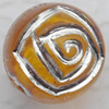 Acrylic Beads Jewelry finding, Round 14mm Hole:3mm, Sold by Bag