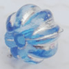 Acrylic Beads Jewelry finding, Edge Flat Round 10x10x8mm Hole:2mm, Sold by Bag