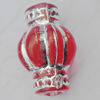 Acrylic Beads Jewelry finding, Lantern 18x12mm Hole:3mm, Sold by Bag