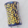 Acrylic Beads Jewelry finding, Pillow 17x10mm Hole:3mm, Sold by Bag