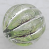 Acrylic Beads Jewelry finding, Edge Round 16mm Hole:3mm, Sold by Bag