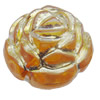 Acrylic Beads Jewelry finding, Flower 25x22mm Hole:2.5mm, Sold by Bag
