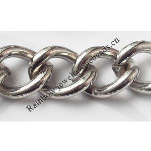 Iron Jewelry Chain, Lead-free Link's size 20x15.2mm, Sold by Group