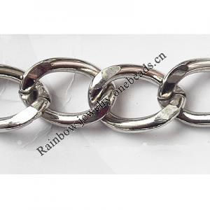 Iron Jewelry Chain, Lead-free Link's size 23x16.3mm, Sold by Group