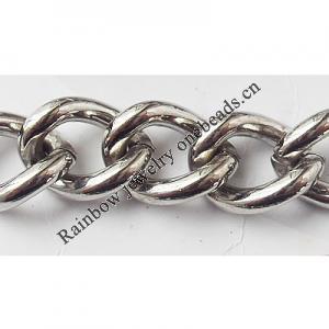 Iron Jewelry Chain, Lead-free Link's size 20x15.2mm, Sold by Group