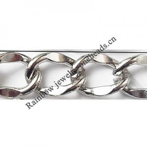 Iron Jewelry Chain, Lead-free Link's size 19.5x15.2mm, Sold by Group