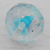 Acrylic Beads Jewelry finding, Flat Round 8x12x12mm Hole:1.5mm, Sold by Bag