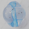 Acrylic Beads Jewelry finding, 10x12mm Hole:2mm, Sold by Bag