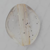 Acrylic Beads Jewelry finding, Edge Oval 13x17mm Hole:2mm, Sold by Bag