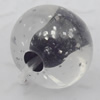 Acrylic Beads Jewelry finding, Flat Round 13x13x9mm Hole:3mm, Sold by Bag