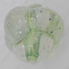 Acrylic Beads Jewelry finding, 15mm Hole:2mm, Sold by Bag