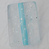 Acrylic Beads Jewelry finding, Twist Rectangle 15x21mm Hole:2mm, Sold by Bag