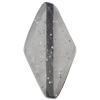 Acrylic Beads Jewelry finding, Twist Diamond 16x30mm Hole:2mm, Sold by Bag