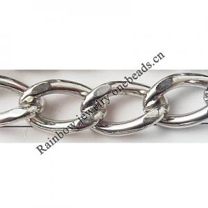Iron Jewelry Chain, Lead-free Link's size 18.5x11.1mm, Sold by Group