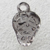 Transparent Acrylic Pendant, Fruit 12x20mm Hole:2.5mm, Sold by Bag