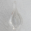 Transparent Acrylic Pendant, 26x62mm Hole:2mm, Sold by Bag