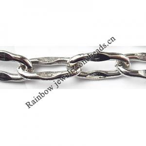 Iron Jewelry Chain, Lead-free Link's size 23x11mm, Sold by Group