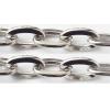 Iron Jewelry Chain, Lead-free Link's size 14.6x9.3mm, Sold by Group