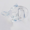 Transparent Acrylic Pendant, Animal 27x34mm Hole:3mm, Sold by Bag