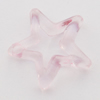 Transparent Acrylic Pendant,Hollow Star 20mm Hole:2mm, Sold by Bag