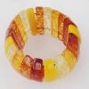 Imitate Amber bracelet, 41x11mm Length:9.4inch Sold by Bag