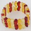 Imitate Amber bracelet, 27x7mm Length:8.7inch Sold by Bag