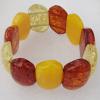 Imitate Amber bracelet, 32x19mm Length:8.7inch Sold by Bag