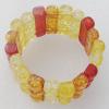 Imitate Amber bracelet, 33x11mm Length:8.3inch Sold by Bag