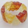 Imitate Amber bracelet, 37x31mm Length:8.7inch Sold by Bag