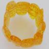 Imitate Amber bracelet, 57x18mm Length:8.3inch Sold by Bag