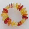 Imitate Amber bracelet, 22x17mm 27x17mm Length:7.9inch Sold by Bag