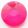 Transparent Acrylic Pendant, Flat Round 40mm Hole:1mm, Sold by Bag