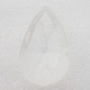 Transparent Acrylic Pendant, Teardrop 38x63mm Hole:2mm, Sold by Bag