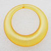 Transparent Acrylic Pendant, Donut 50mm Hole:2mm, Sold by Bag