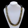 Imitate Amber Necklace, 22x7mm Length:25.6inch Sold by Bag