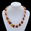 Imitate Amber Necklace, 21x6mm Length:20.5inch Sold by Bag